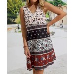 Women's Mini Dress Floral Dress Boho Dress Print Dress Fashion Classic Modern Vacation Daily Holiday Regular Fit Flower Sleeveless V Neck Black Summer Women's Mini Dress Floral Dress Boho Dress Print Dress Fashion Classic Modern Vacation Daily Holiday Regular Fit Flower Sleeveless V Neck Black Summer