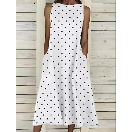 Women's Midi Dress Sundress A Line Dress Summer Dress Vacation Casual Cocktail Birthday Daily Holiday Regular Fit Floral Graphic Sleeveless Crew Neck Women's Midi Dress Sundress A Line Dress Summer Dress Vacation Casual Cocktail Birthday Daily Holiday Regular Fit Floral Graphic Sleeveless Crew Neck