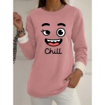 Women's Pullover Sweatshirt Graphic Warm Casual Fuzzy Long Sleeve Round Neck Regular Tops Street Casual Yellow Pink Dark Pink Blue Gray Spring Fall Wi Women's Pullover Sweatshirt Graphic Warm Casual Fuzzy Long Sleeve Round Neck Regular Tops Street Casual Yellow Pink Dark Pink Blue Gray Spring Fall Wi