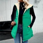 Women's Fleece Jacket Fleece Vest Teddy Coat Warm Breathable Zipper Pocket Fleece Lined Casual Plain Vacation Street Daily Wear Going out Zipper Regul Women's Fleece Jacket Fleece Vest Teddy Coat Warm Breathable Zipper Pocket Fleece Lined Casual Plain Vacation Street Daily Wear Going out Zipper Regul
