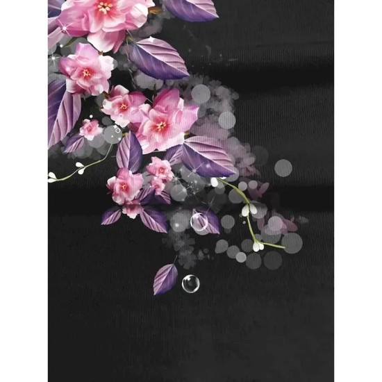 Women's T Shirt Basic Floral Print Short Sleeve Regular Tops Round Neck Holiday Weekend Yellow Pink Blue 2025 Women's T Shirt Basic Floral Print Short Sleeve Regular Tops Round Neck Holiday Weekend Yellow Pink Blue 2025