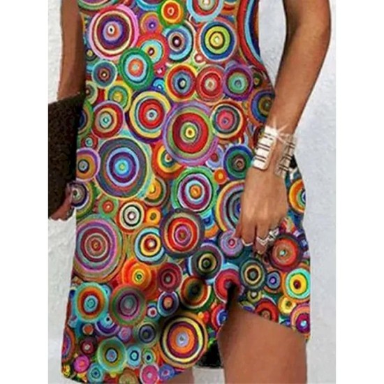 Women's Mini Dress Petite Dress Shift Dress Summer Dress Print Dress Bohemia Vintage Fashion Vacation Casual Daily Loose Fit Graphic Geometric Sleevel Women's Mini Dress Petite Dress Shift Dress Summer Dress Print Dress Bohemia Vintage Fashion Vacation Casual Daily Loose Fit Graphic Geometric Sleevel