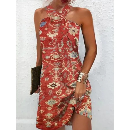 Women's Mini Dress Petite Dress Shift Dress Summer Dress Print Dress Bohemia Vintage Fashion Vacation Casual Daily Loose Fit Graphic Geometric Sleevel Women's Mini Dress Petite Dress Shift Dress Summer Dress Print Dress Bohemia Vintage Fashion Vacation Casual Daily Loose Fit Graphic Geometric Sleevel