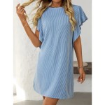 Women's Mini Dress Casual Dress Mini Dress Petite Dress A Line Dress Basic Birthday Vacation Work Casual Loose Fit Stripe Gingham Short Sleeve Crew Ne Women's Mini Dress Casual Dress Mini Dress Petite Dress A Line Dress Basic Birthday Vacation Work Casual Loose Fit Stripe Gingham Short Sleeve Crew Ne