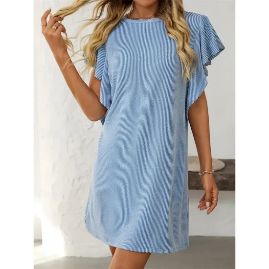 Women's Mini Dress Casual Dress Mini Dress Petite Dress A Line Dress Basic Birthday Vacation Work Casual Loose Fit Stripe Gingham Short Sleeve Crew Ne Women's Mini Dress Casual Dress Mini Dress Petite Dress A Line Dress Basic Birthday Vacation Work Casual Loose Fit Stripe Gingham Short Sleeve Crew Ne