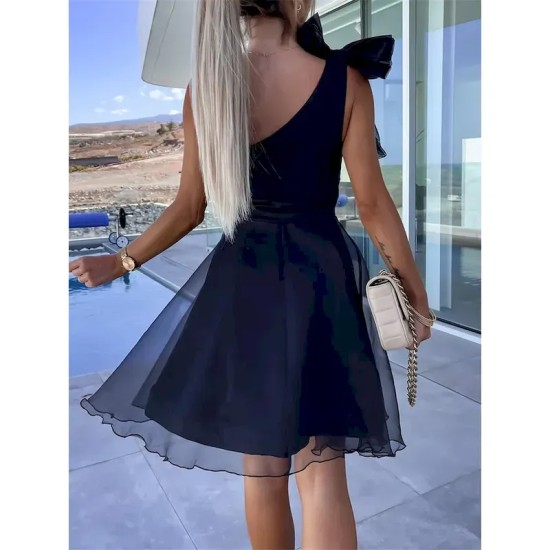 Women's Mini Dress Casual Dress Cocktail Dress Wedding Guest Dress Chiffon Dress Streetwear Casual Vacation Street Holiday Regular Fit Sleeveless One Women's Mini Dress Casual Dress Cocktail Dress Wedding Guest Dress Chiffon Dress Streetwear Casual Vacation Street Holiday Regular Fit Sleeveless One