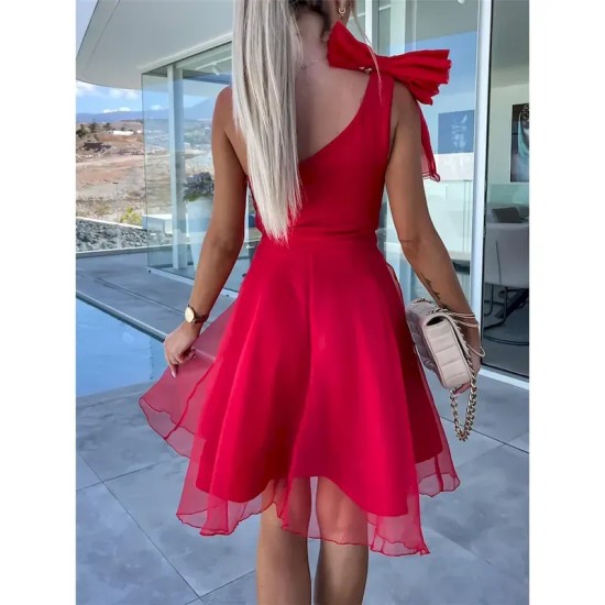 Women's Mini Dress Casual Dress Cocktail Dress Wedding Guest Dress Chiffon Dress Streetwear Casual Vacation Street Holiday Regular Fit Sleeveless One Women's Mini Dress Casual Dress Cocktail Dress Wedding Guest Dress Chiffon Dress Streetwear Casual Vacation Street Holiday Regular Fit Sleeveless One