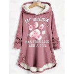 Women's Pullover Hoodie Sweatshirt Graphic Cat Letter Casual Comfrt Long Sleeve Hooded Long Tops Street Dailywear Casual Print Pink Blue Gray Fall Win Women's Pullover Hoodie Sweatshirt Graphic Cat Letter Casual Comfrt Long Sleeve Hooded Long Tops Street Dailywear Casual Print Pink Blue Gray Fall Win