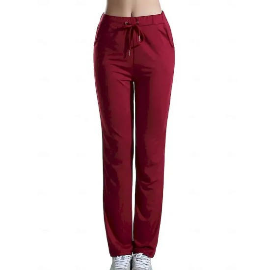 Women's Sweatpants Pants Trousers Active Fashion Streetwear Full Length High Waist Plain Pocket Drawstring High Cut Thermal Warm Comfort Soft Micro-el Women's Sweatpants Pants Trousers Active Fashion Streetwear Full Length High Waist Plain Pocket Drawstring High Cut Thermal Warm Comfort Soft Micro-el