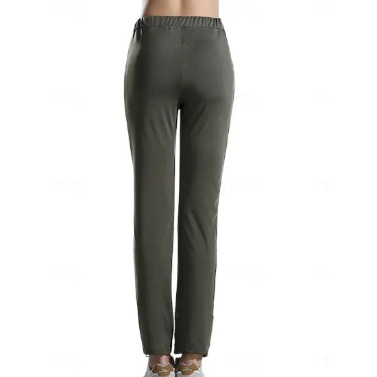 Women's Sweatpants Pants Trousers Active Fashion Streetwear Full Length High Waist Plain Pocket Drawstring High Cut Thermal Warm Comfort Soft Micro-el Women's Sweatpants Pants Trousers Active Fashion Streetwear Full Length High Waist Plain Pocket Drawstring High Cut Thermal Warm Comfort Soft Micro-el