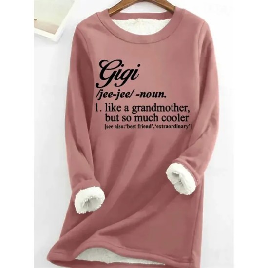 Women's Pullover Sweatshirt Graphic Letter Warm Casual Fuzzy Long Sleeve Crew Neck Round Neck Long Tops Street Casual Black Pink Red Blue Gray Spring Women's Pullover Sweatshirt Graphic Letter Warm Casual Fuzzy Long Sleeve Crew Neck Round Neck Long Tops Street Casual Black Pink Red Blue Gray Spring