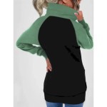 Women's Pullover Hoodie Sweatshirt Color Block Casual Long Sleeve Hooded Regular Tops Street Dailywear Zipper Pocket White Red Khaki Army Green Fall W Women's Pullover Hoodie Sweatshirt Color Block Casual Long Sleeve Hooded Regular Tops Street Dailywear Zipper Pocket White Red Khaki Army Green Fall W