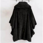 Women's Winter Coat Athleisure Holiday Daily Wear Fall Winter Regular Coat Loose Fit Stylish Casual Jacket Long Sleeve Solid Color Irregular Hem Black Women's Winter Coat Athleisure Holiday Daily Wear Fall Winter Regular Coat Loose Fit Stylish Casual Jacket Long Sleeve Solid Color Irregular Hem Black