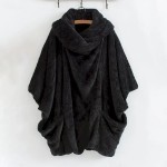 Women's Winter Coat Athleisure Holiday Daily Wear Fall Winter Regular Coat Loose Fit Stylish Casual Jacket Long Sleeve Solid Color Irregular Hem Black Women's Winter Coat Athleisure Holiday Daily Wear Fall Winter Regular Coat Loose Fit Stylish Casual Jacket Long Sleeve Solid Color Irregular Hem Black